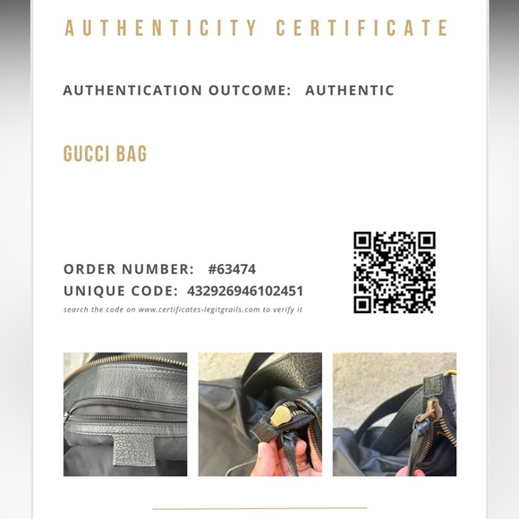 🔥Gucci Rare and unique Crossbody Messenger black Bag XL full leather unisex - Picture 7 of 17